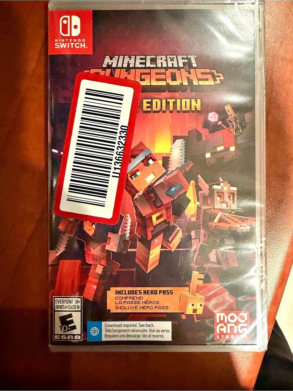 Nintendo Minecraft Dungeons: Hero Edition Switch Game NWT